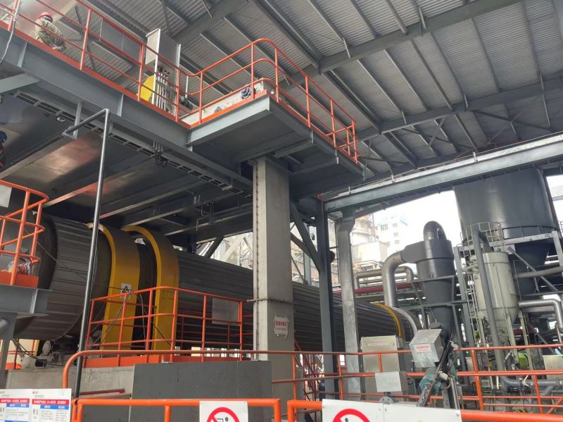 國家能源處理藥渣滾筒回轉(zhuǎn)干燥機(jī)工程